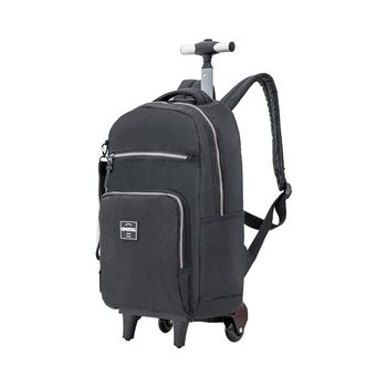 Mochila-Carrinho-Preto-Kids-Tecido-Crinkle-Chaveiro-Longo-|-Luxcel-Tamanho--UN---Cor--PRETO-0